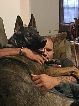 Ozzie and Officer Canaday